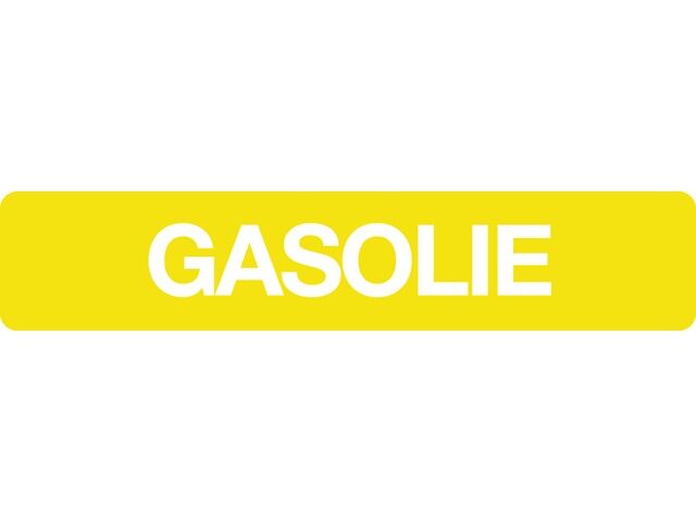 Gasolie sticker