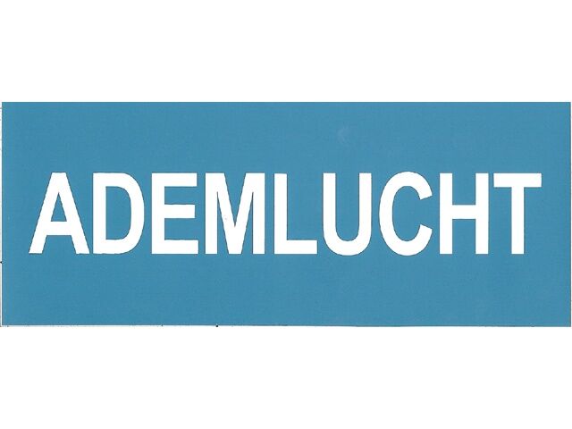 Ademlucht sticker