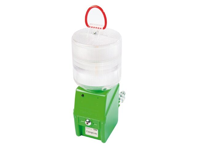 LED-Ankerlantaarn met fotocel en witte lens