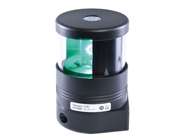 Sector lantaarn DHR40 LED met zijbevestiging Stuurboord - Groen Sector lantaarn DHR40 LED met zijbevestiging Stuurboord - Groen