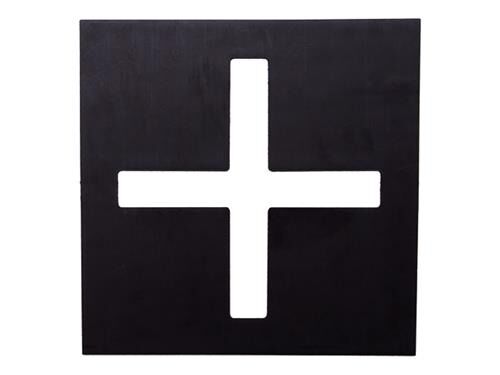 Containersjabloon positiekruis Containersjabloon positiekruis