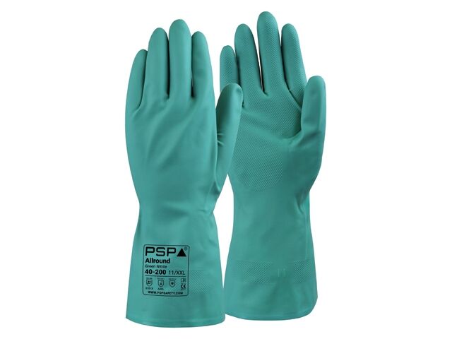 PSP 40-200 groene nitril 33cm cat 3 PSP 40-200 groene nitril 33cm cat.3