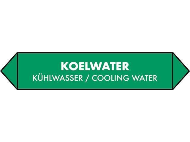 Leidingsticker koelwater - Afbeelding 1