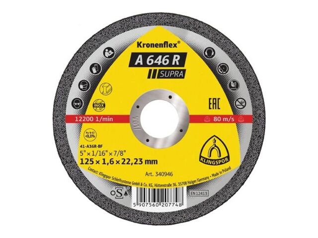 Doorslijpschijf A 646 R
