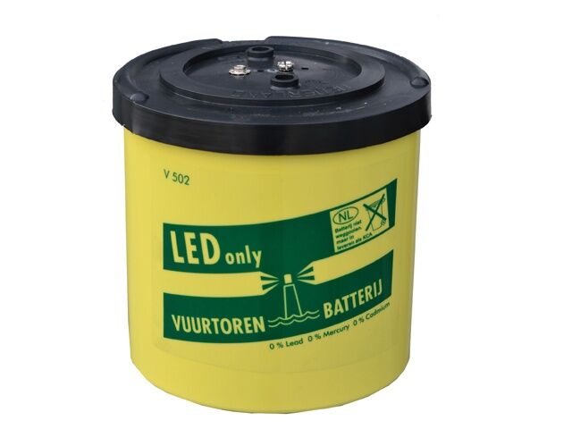 Vuurtoren Led Reserve Batterij V-502, 5 VOLT - voor Konsta LED of Winko LED Vuurtoren Led Reserve Batterij V-502, 5 VOLT - voor Konsta LED of Winko LED
