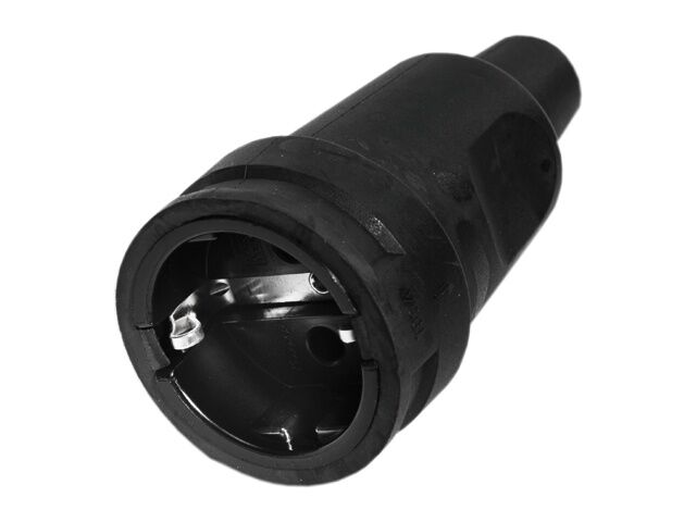 Koppelcontactstop 230V Volrubber