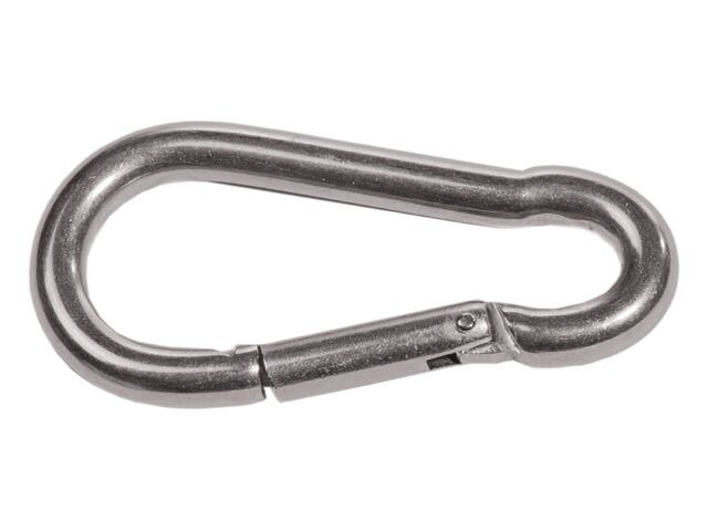 Karabijnhaak met knik