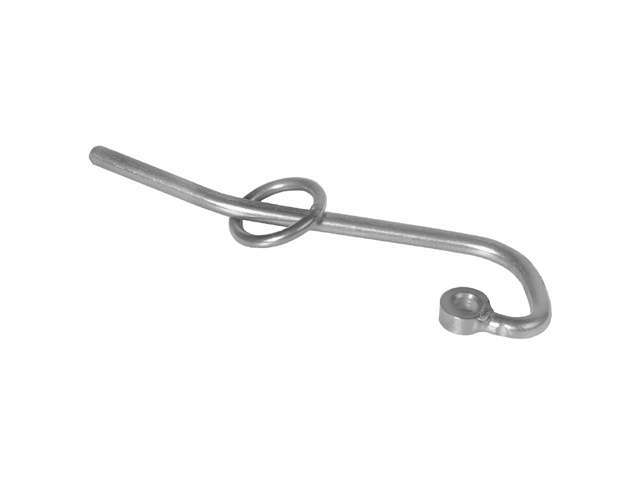 Spanschroef klep, RVS