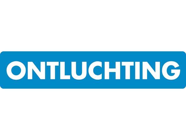 Ontluchting sticker