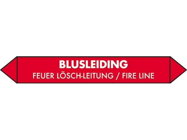 Blusleiding sticker