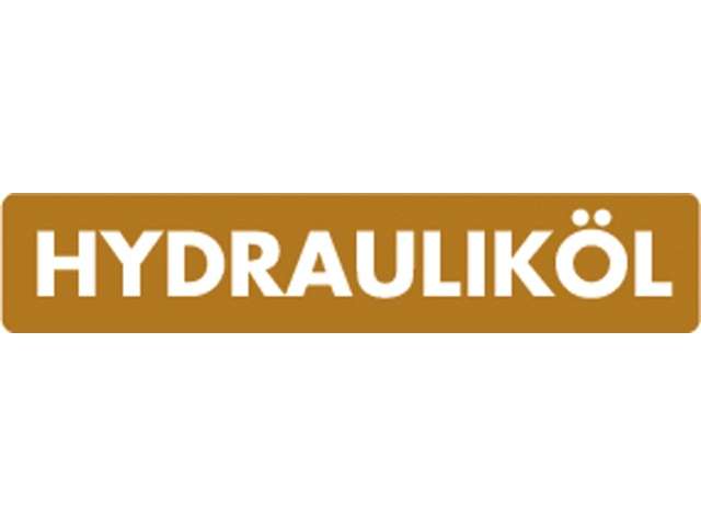 Hydrauliköl sticker