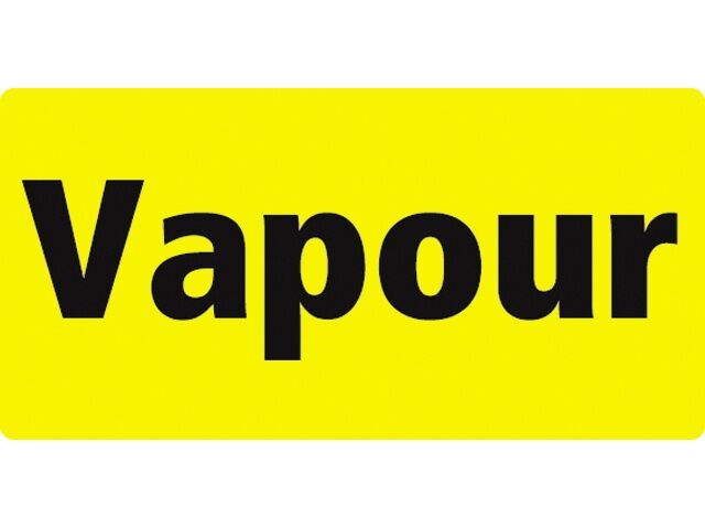Vapour sticker