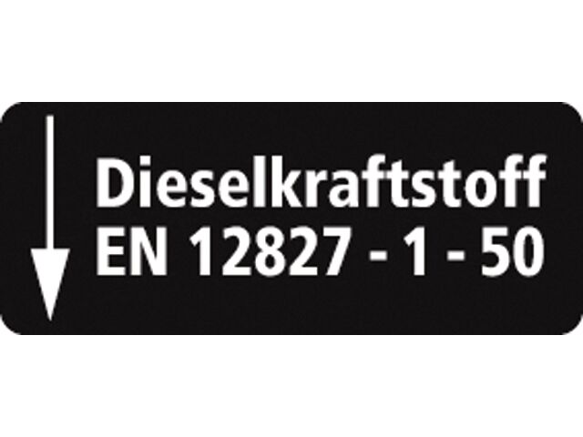 Dieselkraftstoff sticker