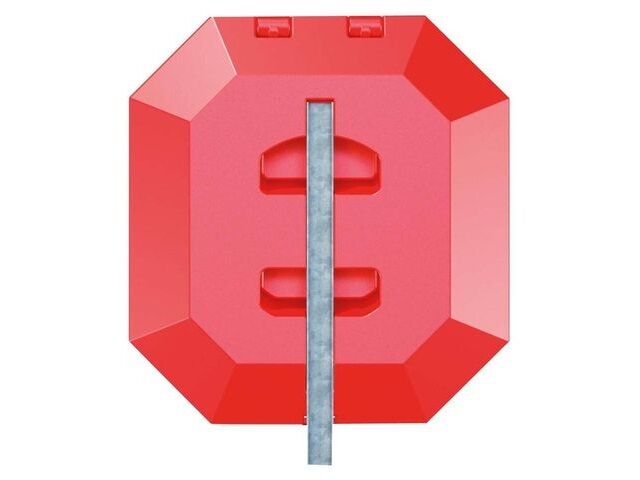 Paal boeikast zonder voetplaat RVS304