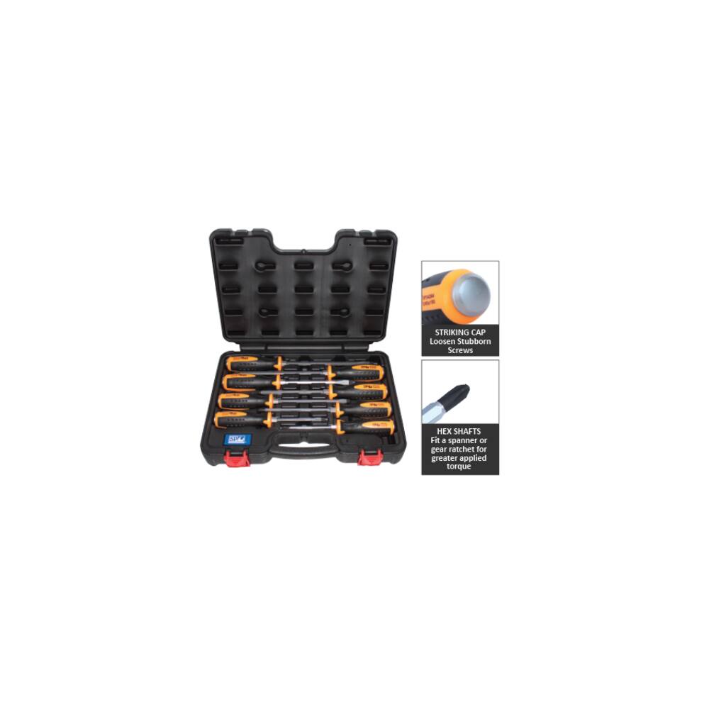 Schroevendraaierset door en door in koffer